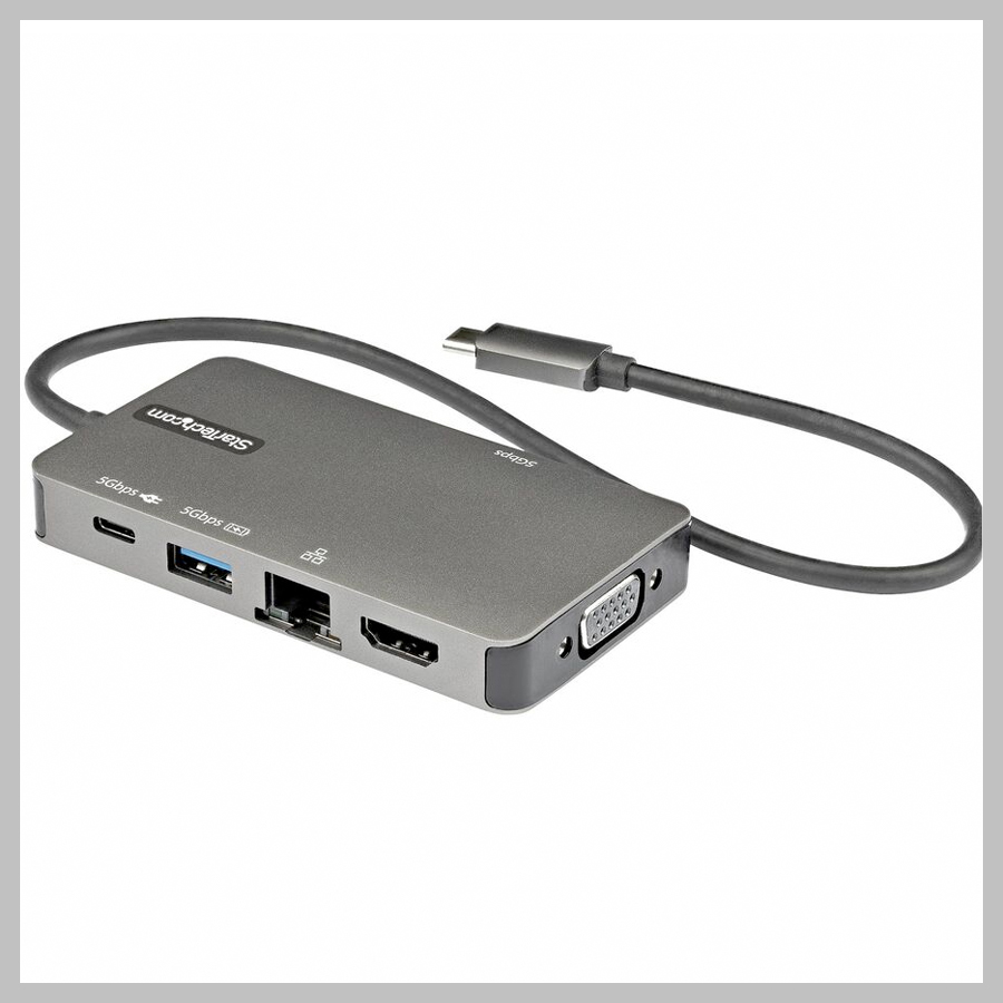 Startech MULTIPORT ADAPTER HDMI 4K VGA 100W PD 2-USB 1-USB-C