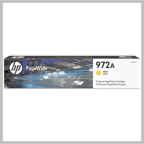 HP 972A YELLOW ORIGINAL PAGEWIDE CARTRIDGE UP TO 3000 PAGES