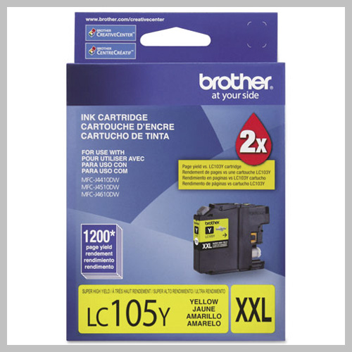 Brother HIGH YIELD YELLOW INK FOR MFCJ4410DW 4510DW 4610DW